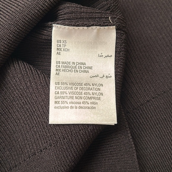 INC International Concepts X Small Short Sleeve Sweater - In Full Bloom - Black - Picture 6 of 6